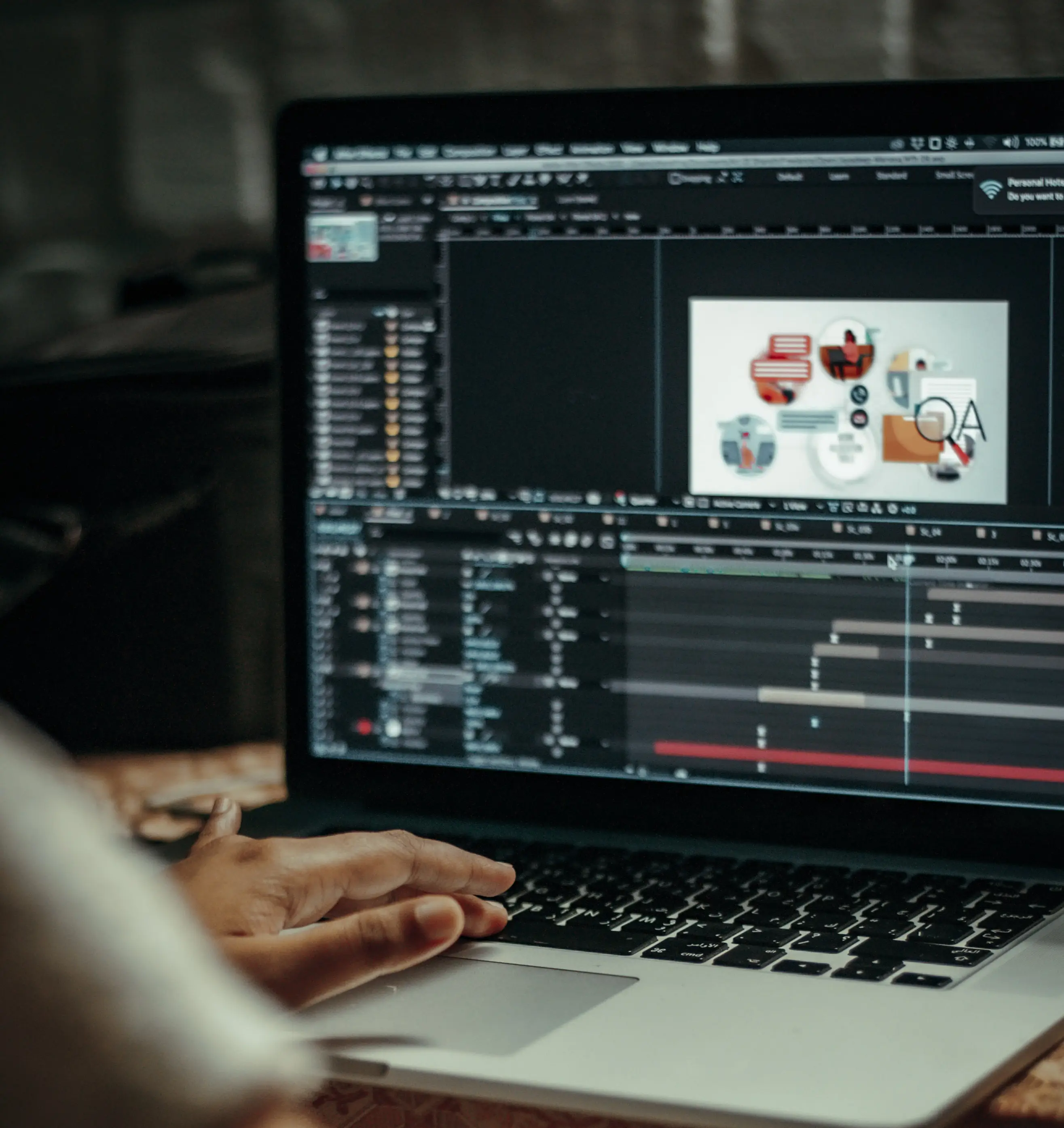 Motion graphics still